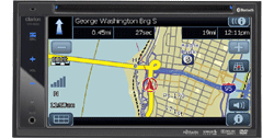 Clarion VX400 navigation